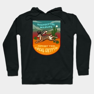 Jackalope- Support Your Local Cryptid Hoodie